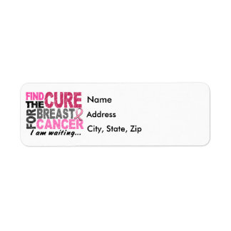 I Am Waiting Breast Cancer Label