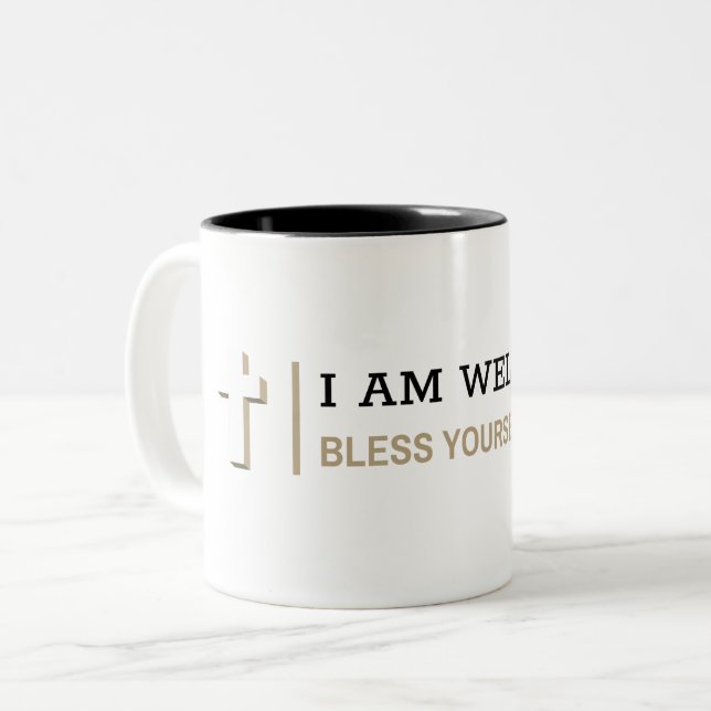 I Am Well Able – Isaiah 65:16 Mug (Front Left)