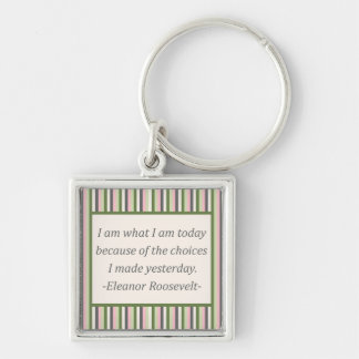 I am what I am today... Keychain
