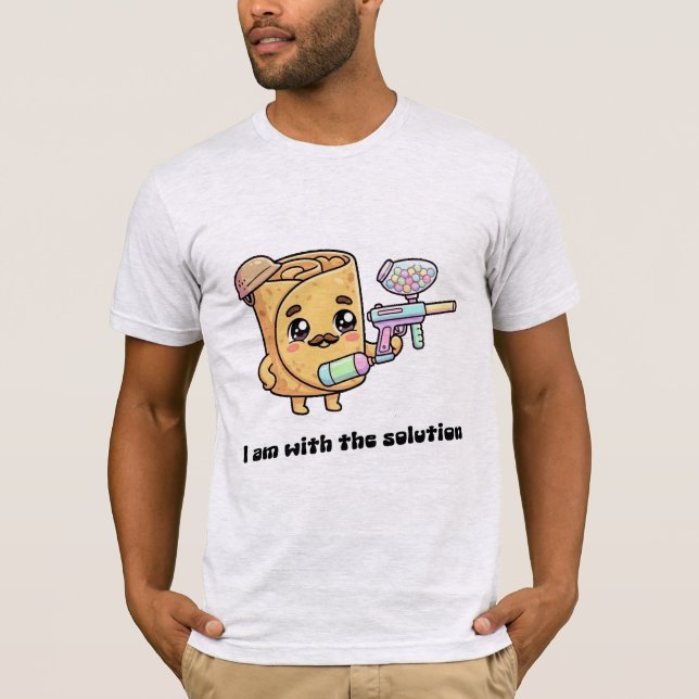 I am with the solution T-Shirt (Front)