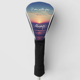 I am with you Always Bible Verse Golf Head Cover