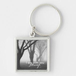 "I am with you always" Matthew 28:20 Bible Verse Keychain