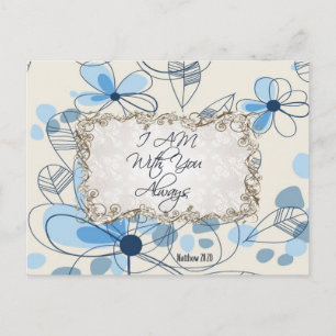 "I Am With You Always" - Postcard