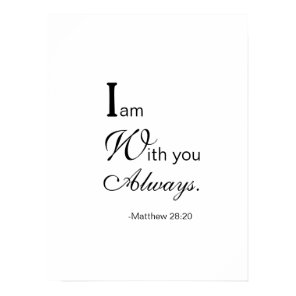 I am with you always poster