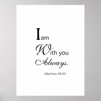I am with you always poster