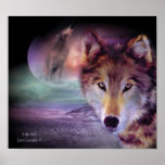 I Am Wolf Art Poster/Print Poster