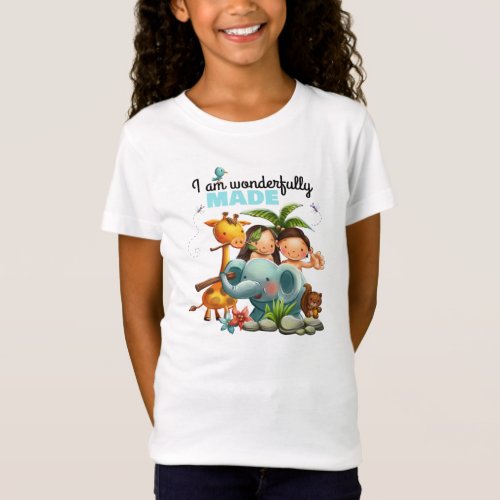 I am wonderfully made kid T_shirt