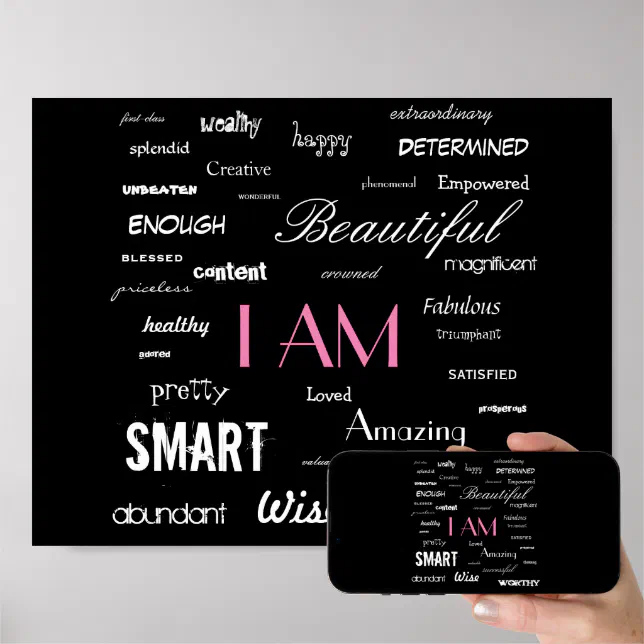 I am....yes, you are. poster (Downloadable)