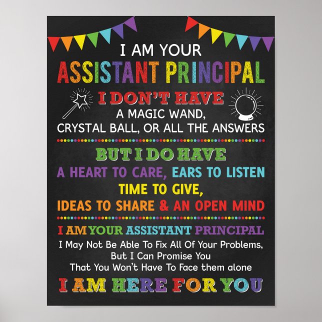 I Am Your Assistant Principal Poster (Front)