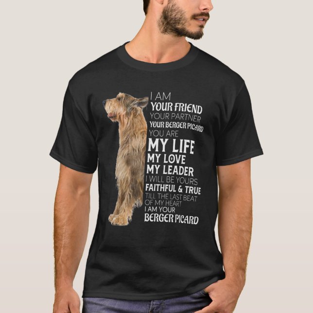 I Am Your Friend Your Partner Your Berger Picard D T-Shirt (Front)