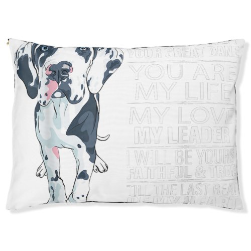 I Am Your Friend Your Partner Your Great Dane Dog Pet Bed