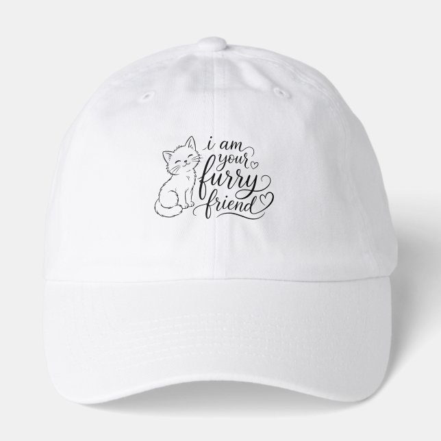 I Am Your Furry Friend Cute Pet Design Hat (Front)