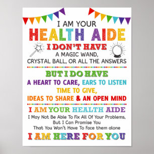 I Am Your Health Aide Poster