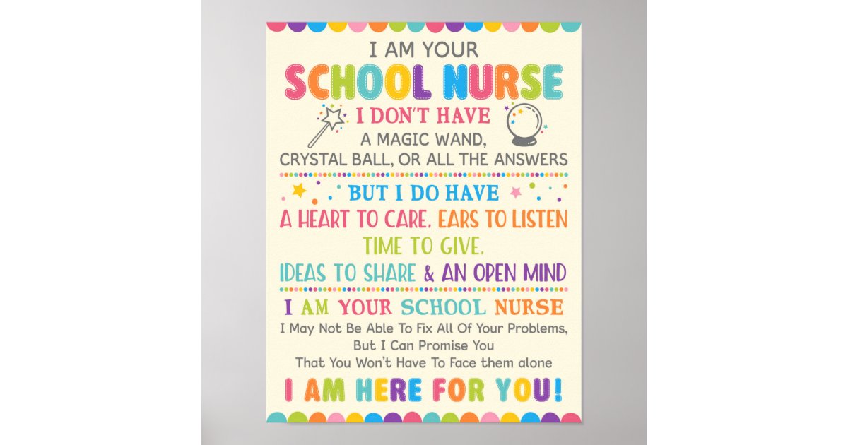 i-am-your-school-nurse-poster-zazzle