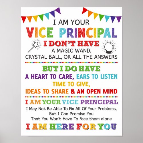 I Am Your Vise Principal Poster
