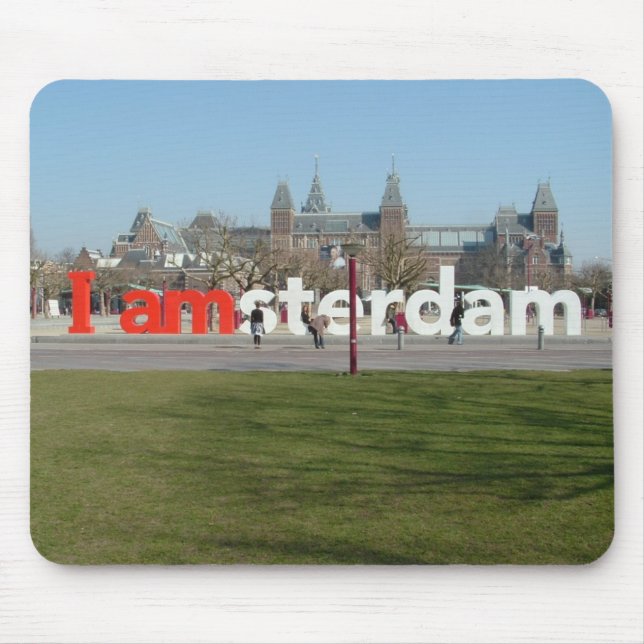 I Amsterdam Mousepad (Front)