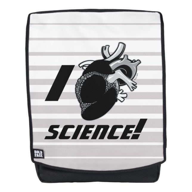 I (Anatomical Heart) Science Backpack (Front)