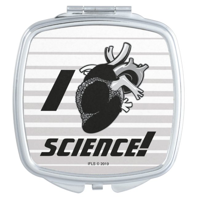 I (Anatomical Heart) Science Compact Mirror (Front)