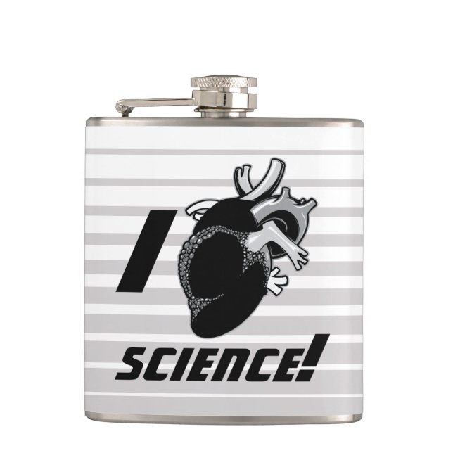 I (Anatomical Heart) Science Flask (Front)
