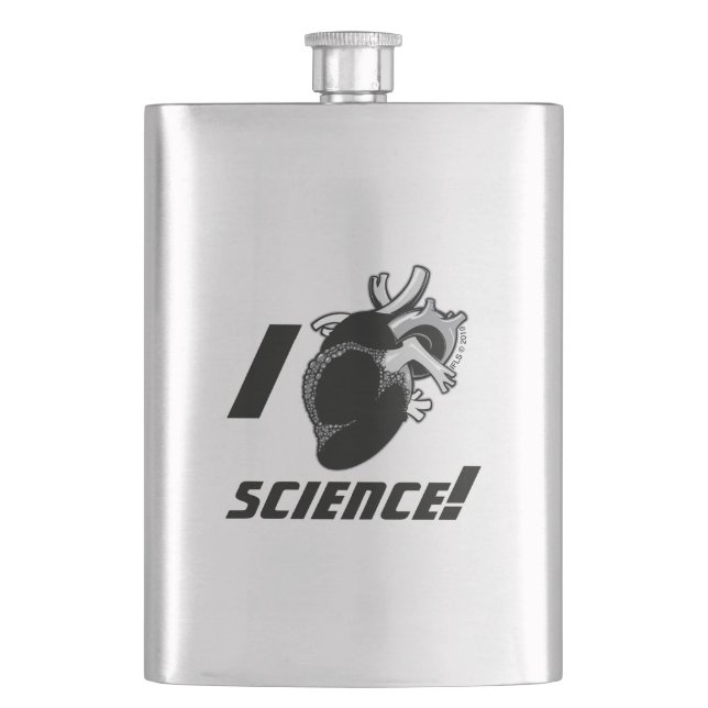 I (Anatomical Heart) Science Flask (Front)