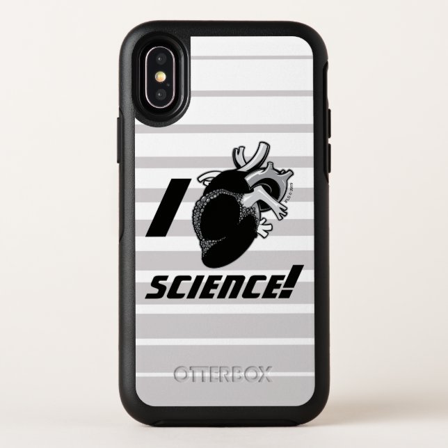 I (Anatomical Heart) Science Otterbox iPhone Case (Back)