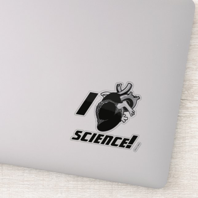 I (Anatomical Heart) Science Sticker (Detail)