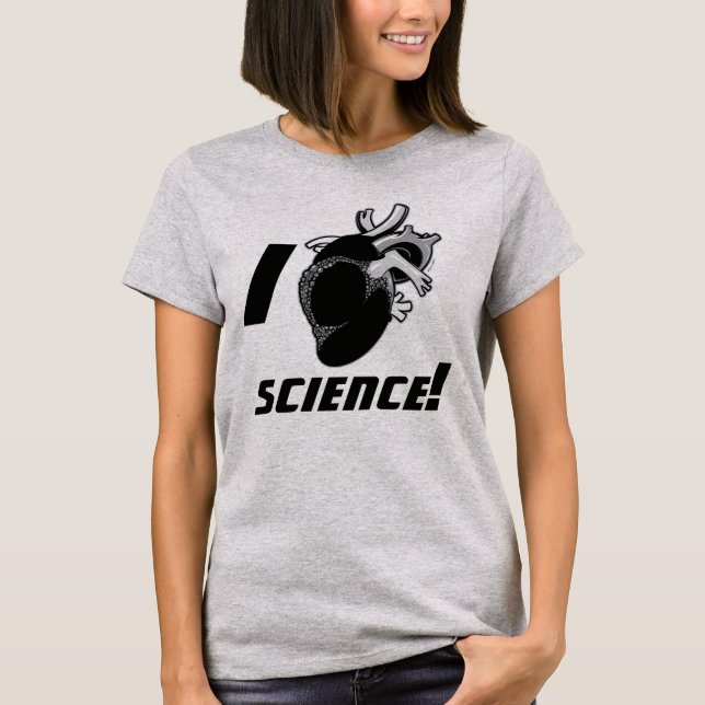 I (Anatomical Heart) Science T-Shirt (Front)