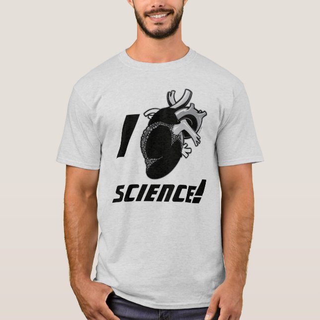 I (Anatomical Heart) Science T-Shirt (Front)