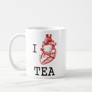 I anatomical heart tea coffee mug