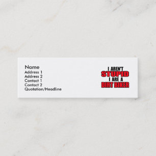 I Are A Dirt Biker - Profile Card