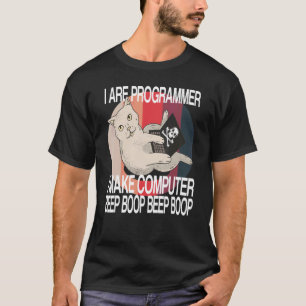 I Are Programmer Computer Cat Software Developer T-Shirt