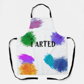 I Arted Funny Painting Artist Art Apron (Front)