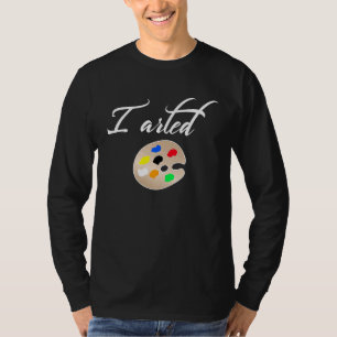 I arted with Palette Graphic Kids Painter T-Shirt