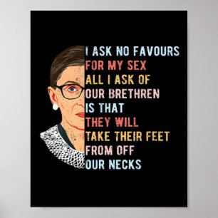 I Ask No Favor For My Feminist Women Rights  Poster