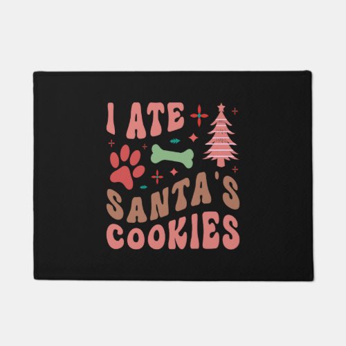 I Ate Santas Christmas Dog Doormat