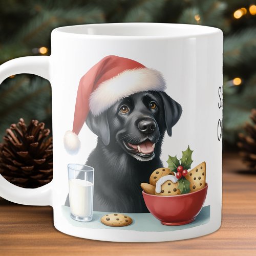 I Ate Santas Cookies Labrador Retriever Puppy Dog Giant Coffee Mug