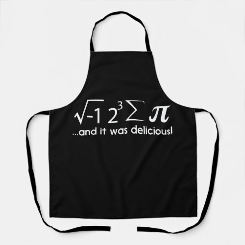 I Ate Some Pi  8 sum pie teacher math T Shirt Apron