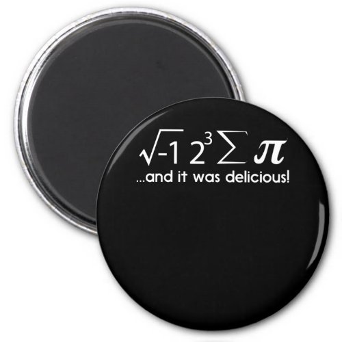 I Ate Some Pi  8 sum pie teacher math T Shirt Magnet