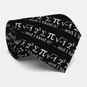 I Ate Some Pie And I Liked It Neck Tie by MustacheShoppe at Zazzle