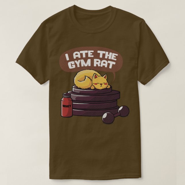 I ate the gym rat  by Tobe Fonseca T-Shirt (Design Front)