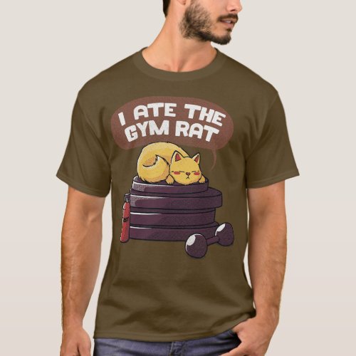 I ate the gym rat  by Tobe Fonseca T_Shirt