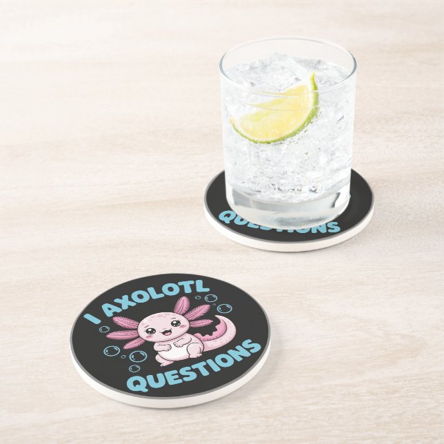 i axolotl questions coaster (Side)