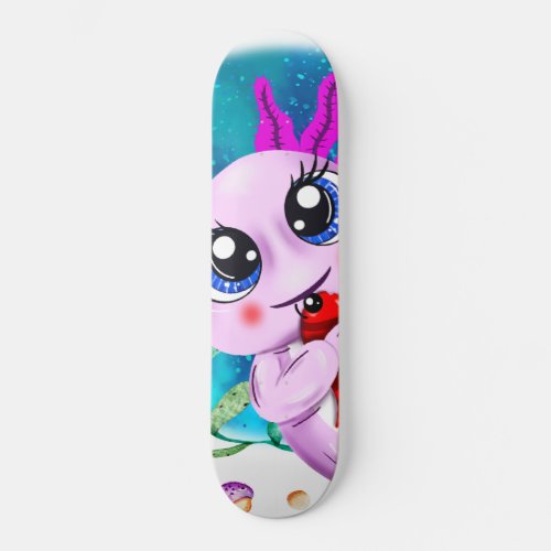 I Axolotl Questions Cute Axolotl Quote Skateboard