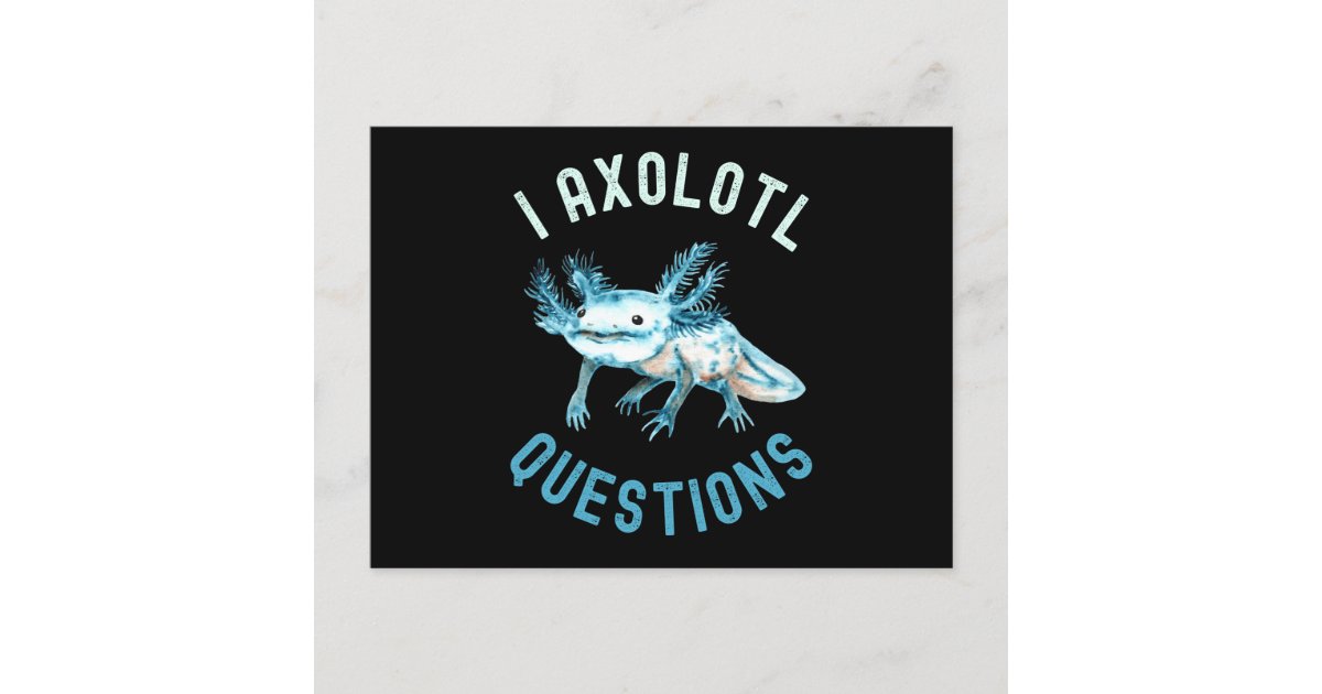 Best Axolotl Mom Ever,Cute Funny Axolotl Greeting Card by Abhishek Mandal