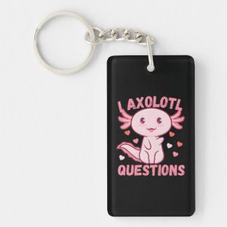 I Axolotl Questions Salamander Plush Axolotl Keychain
