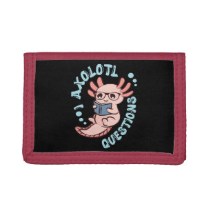 I Axolotl Questions Trifold Wallet