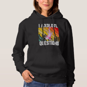 I Axolotl Questions Vintage Axolotl Kids Boys Gir Hoodie
