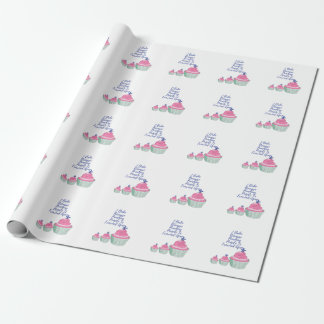I Bake Because Punching People Is Frowned Upon - F Wrapping Paper