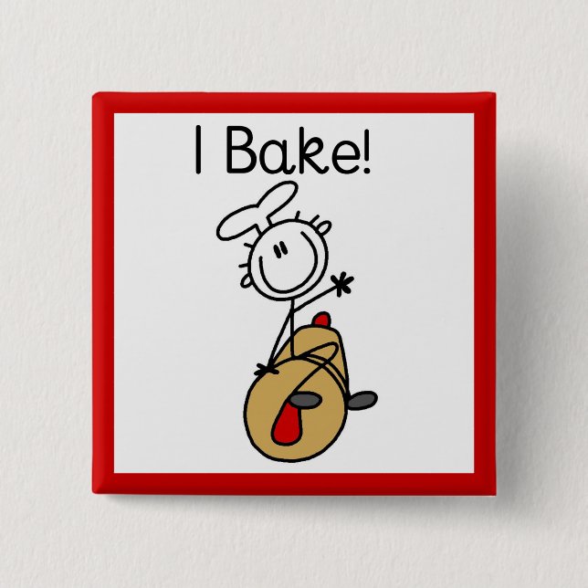 I Bake Button (Front)