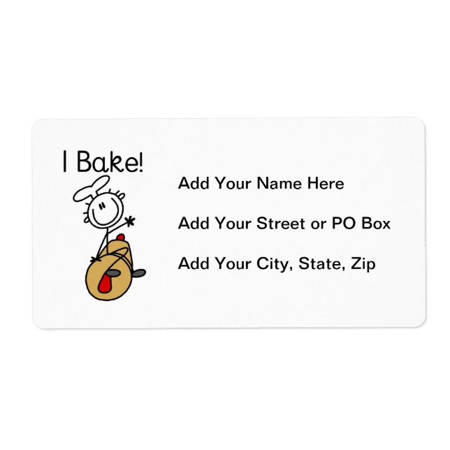 I Bake Label (Front)